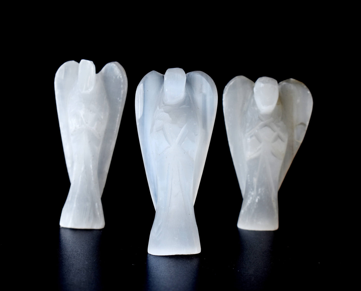 2'' Selenite Angel, Gemstone Peace Angel