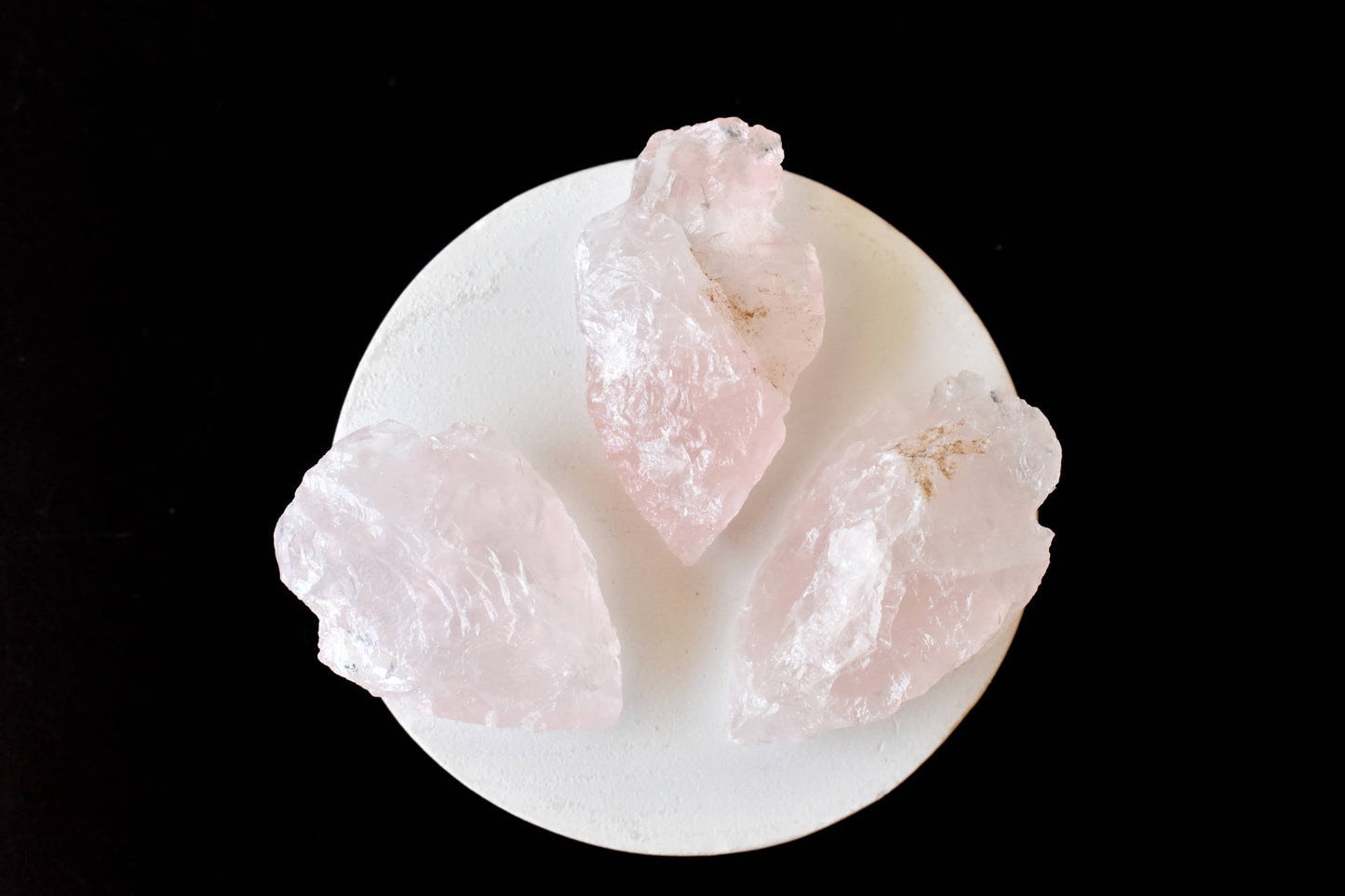 1'' Rose Quartz Arrowhead Point.