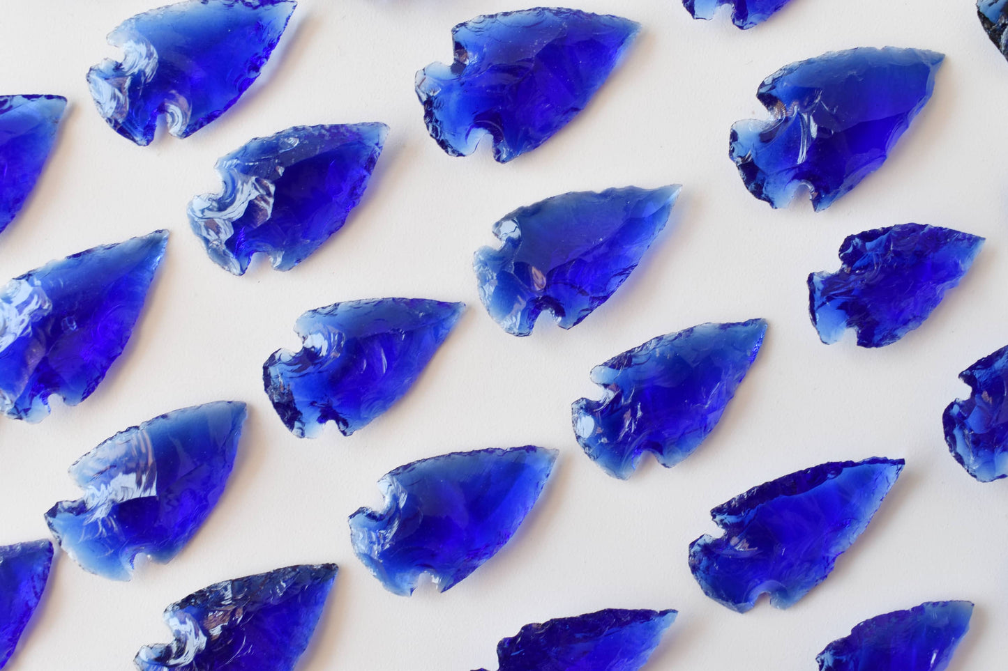 1.25''Dark Blue Arrowhead Point.