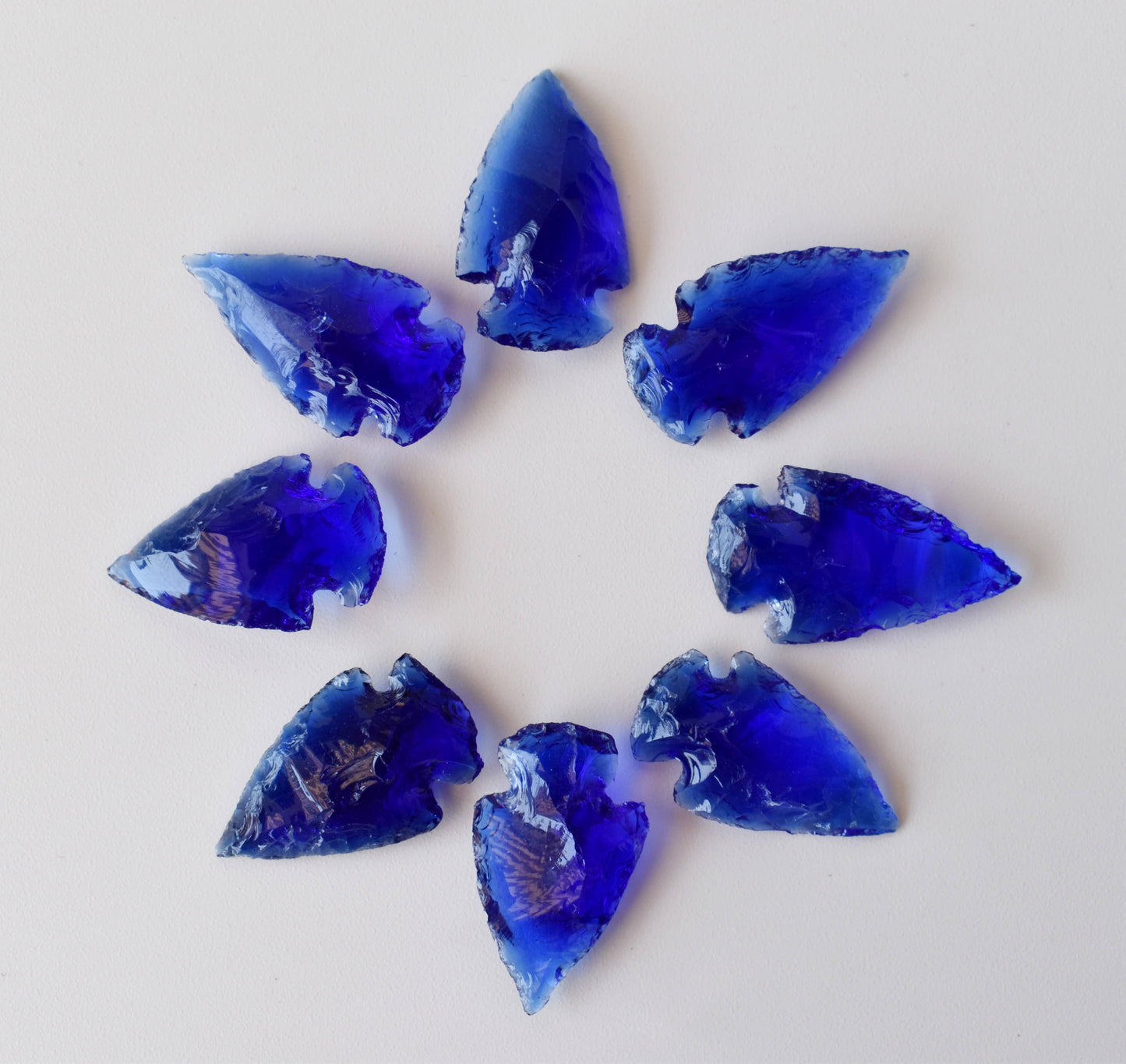 1.25''Dark Blue Arrowhead Point.