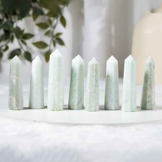 1kg Amazonite Obelisk Tower Point (8-10Pcs)