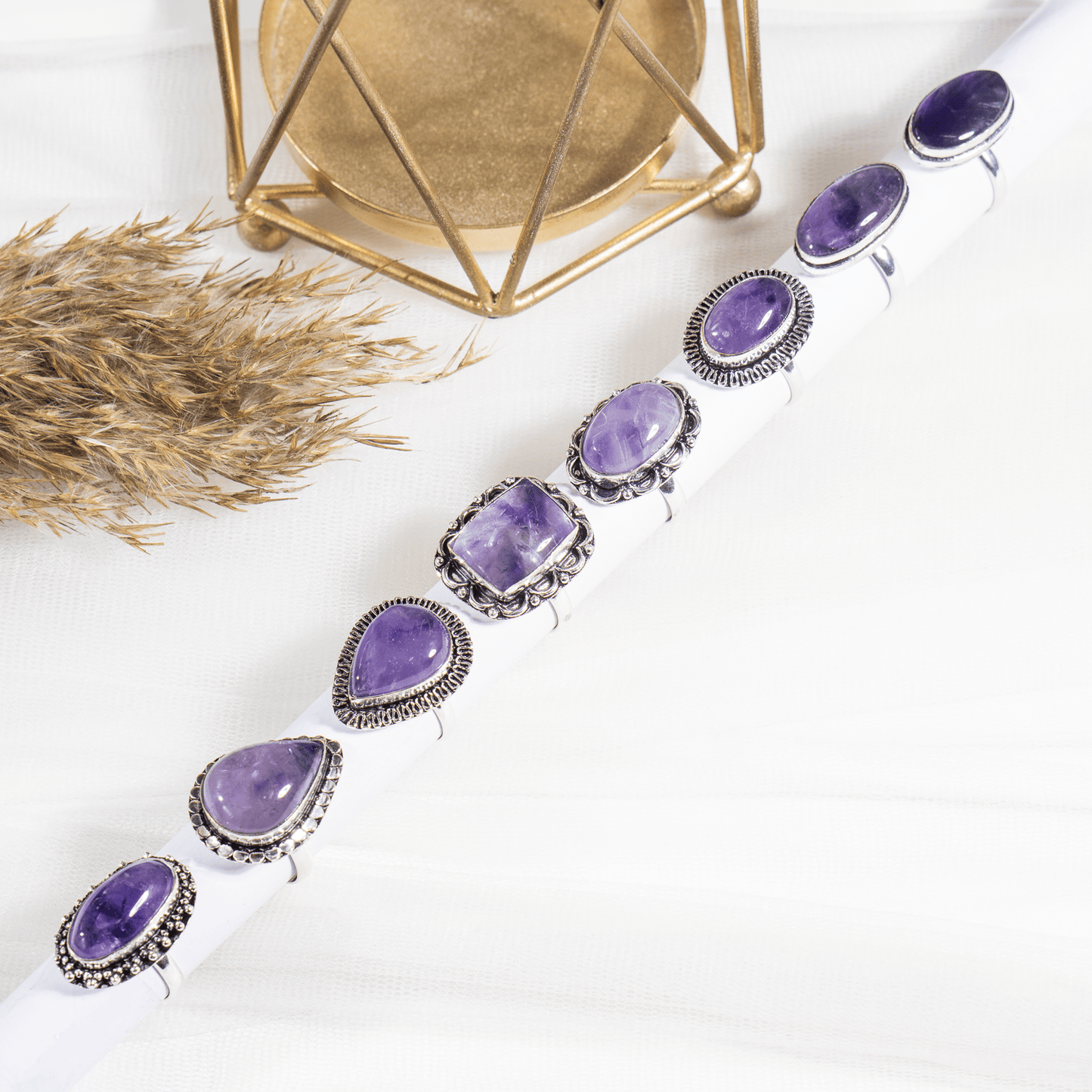 Amethyst Ring | Adjustable Ring | Gemstone Ring  | Boho Ring | Gemstone Ring