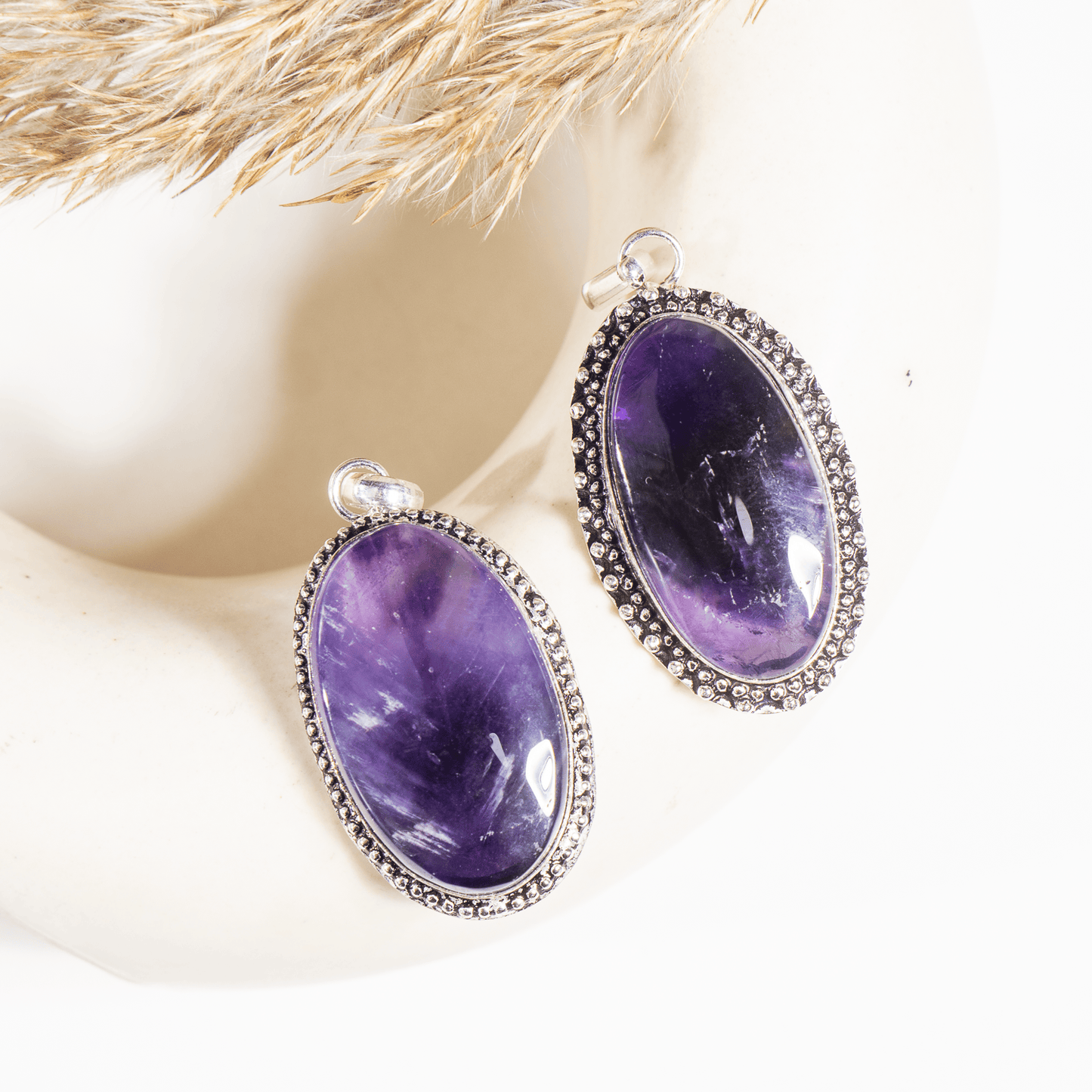Amethyst Pendant |Crystal Jewelry | Natural Gemstone Pendant | Crystal Charm Jewelry | Boho Pendant