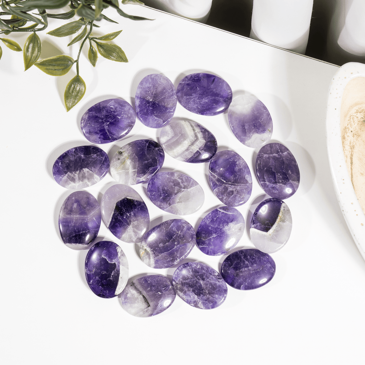 Amethyst Worry Stones