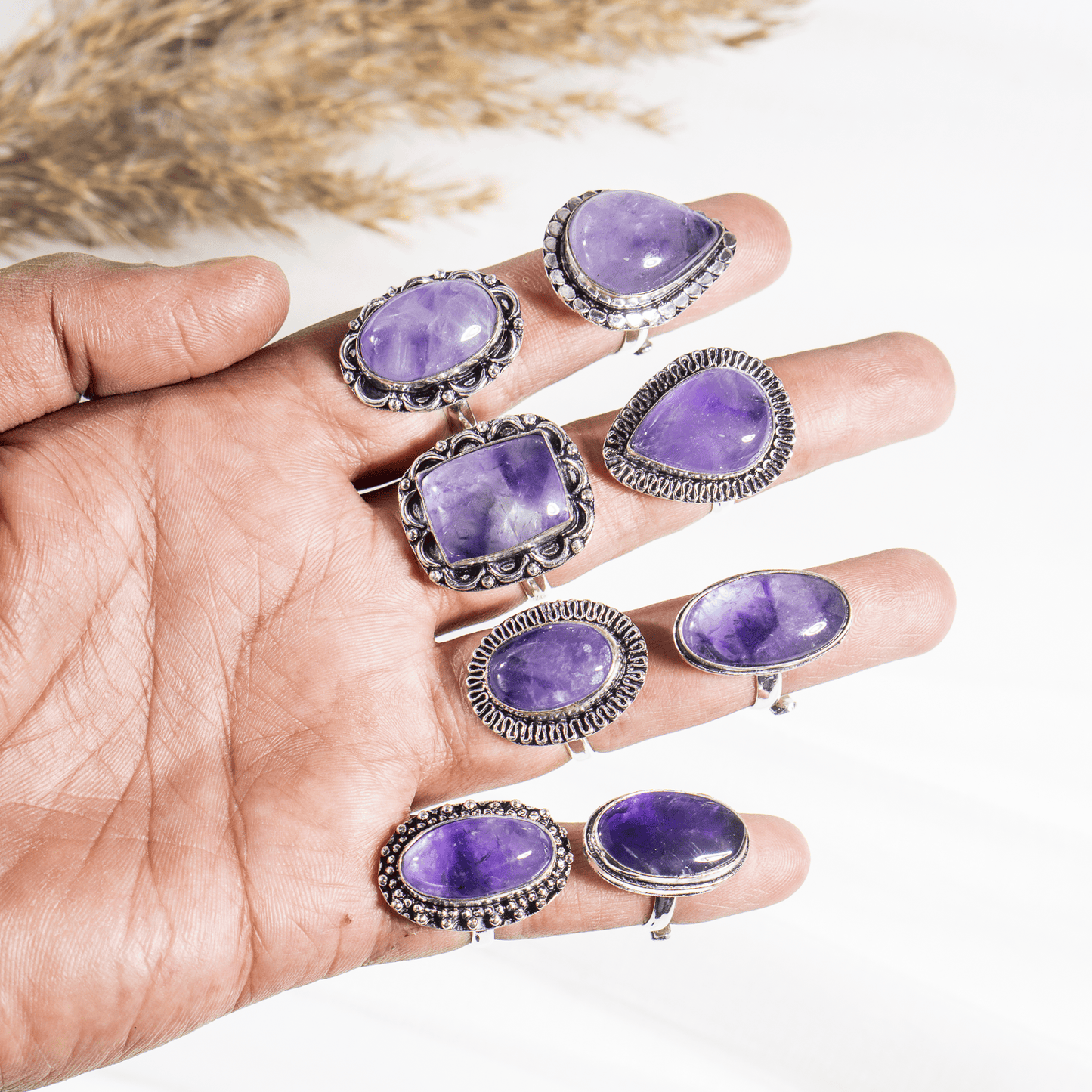 Amethyst Ring | Adjustable Ring | Gemstone Ring  | Boho Ring | Gemstone Ring