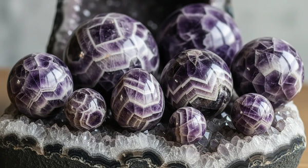 Amethyst Spheres & Eggs
