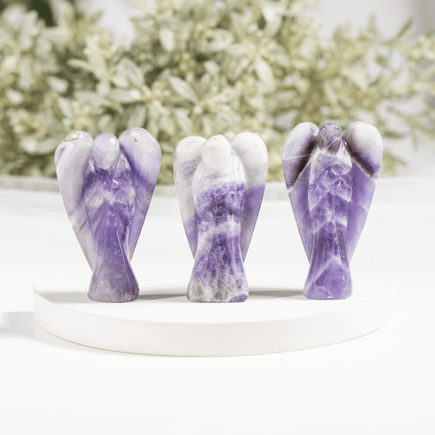 2'' Amethyst Angel, Gemstone Peace Angel