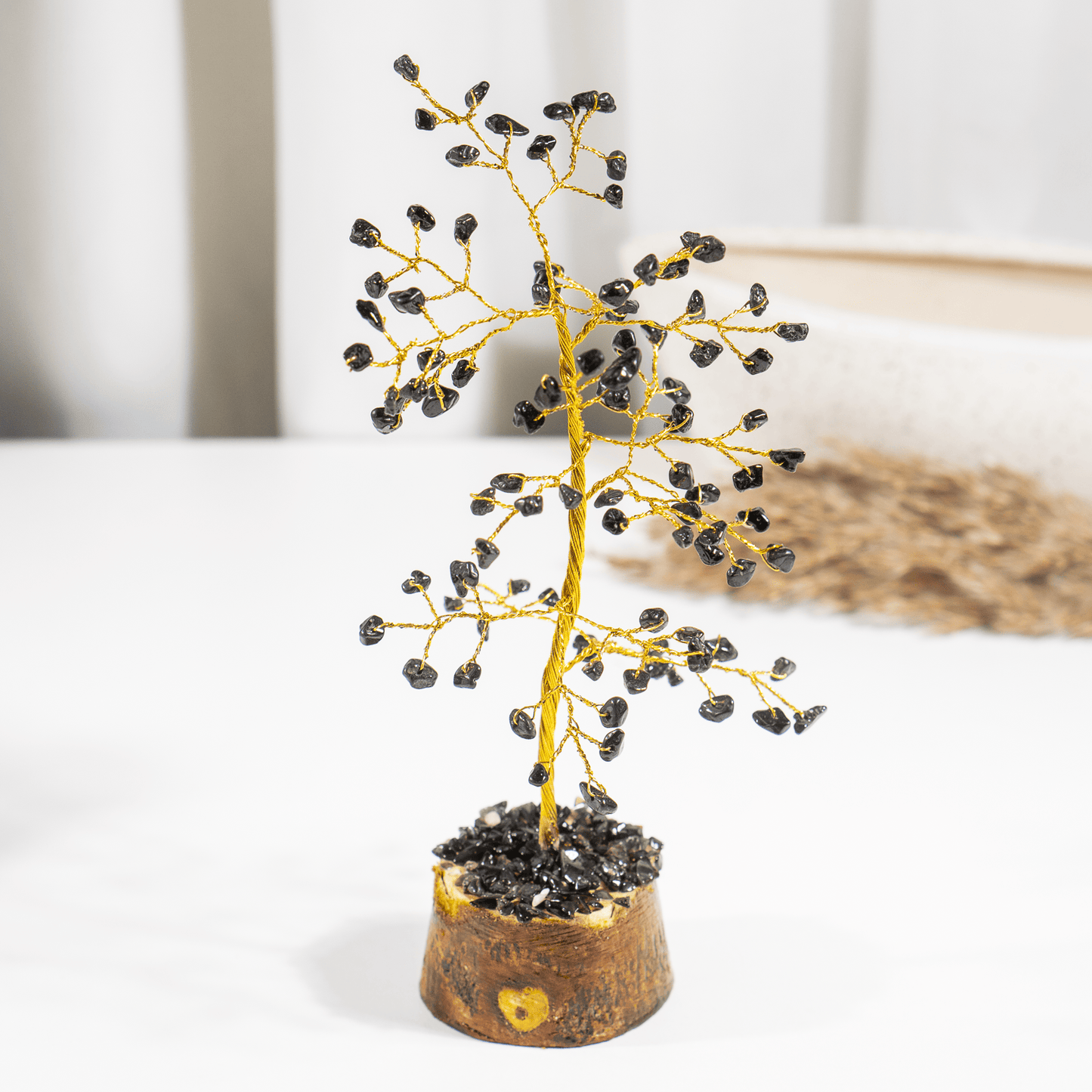 Black Obsidian Crystal Tree