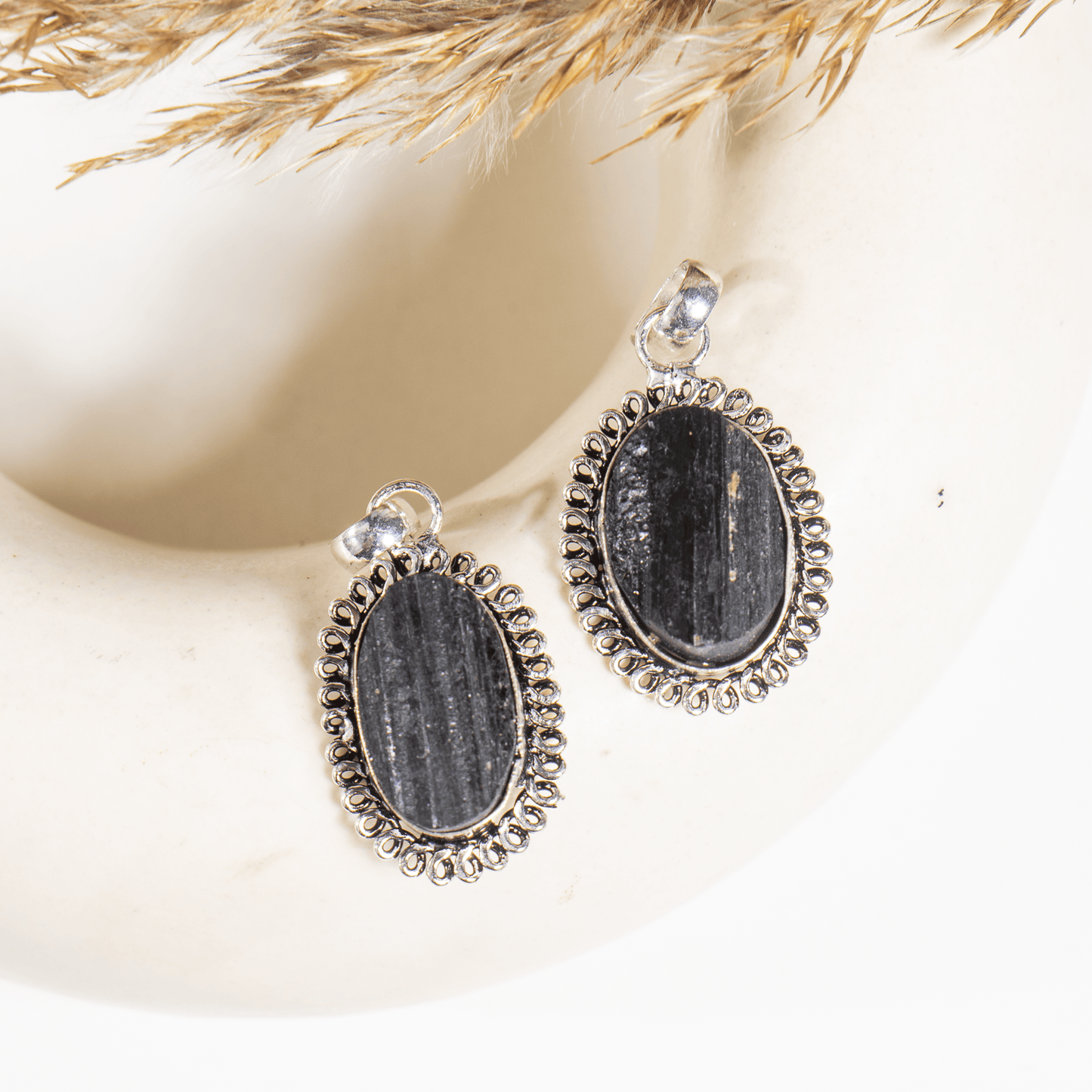 Black tourmaline Pendant |Crystal Jewelry | Natural Gemstone Pendant | Crystal Charm Jewelry | Boho Pendant
