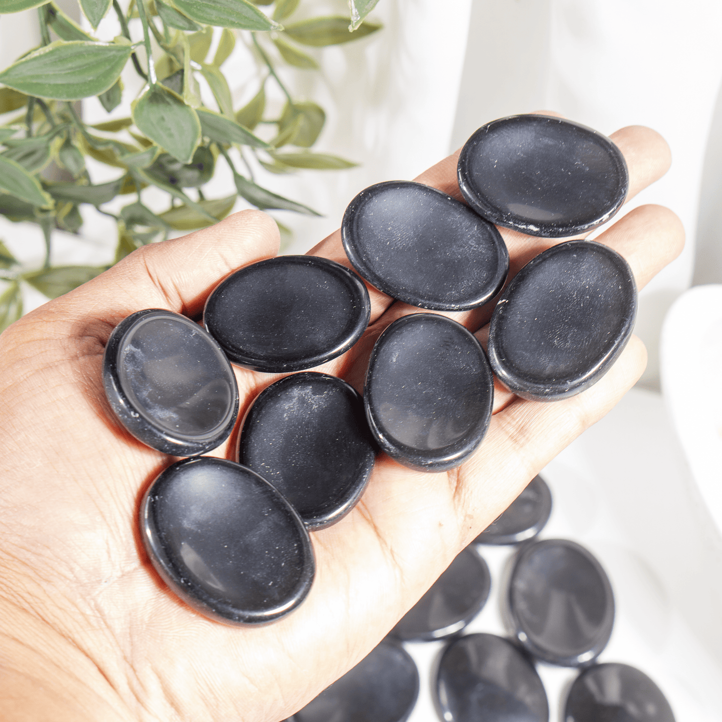 Black Obsidian Worry Stone.