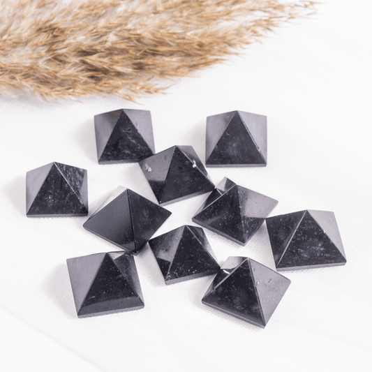 1" Black Tourmaline Crystal Pyramids