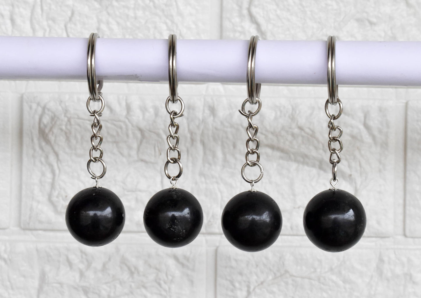Black Tourmaline Key Chain