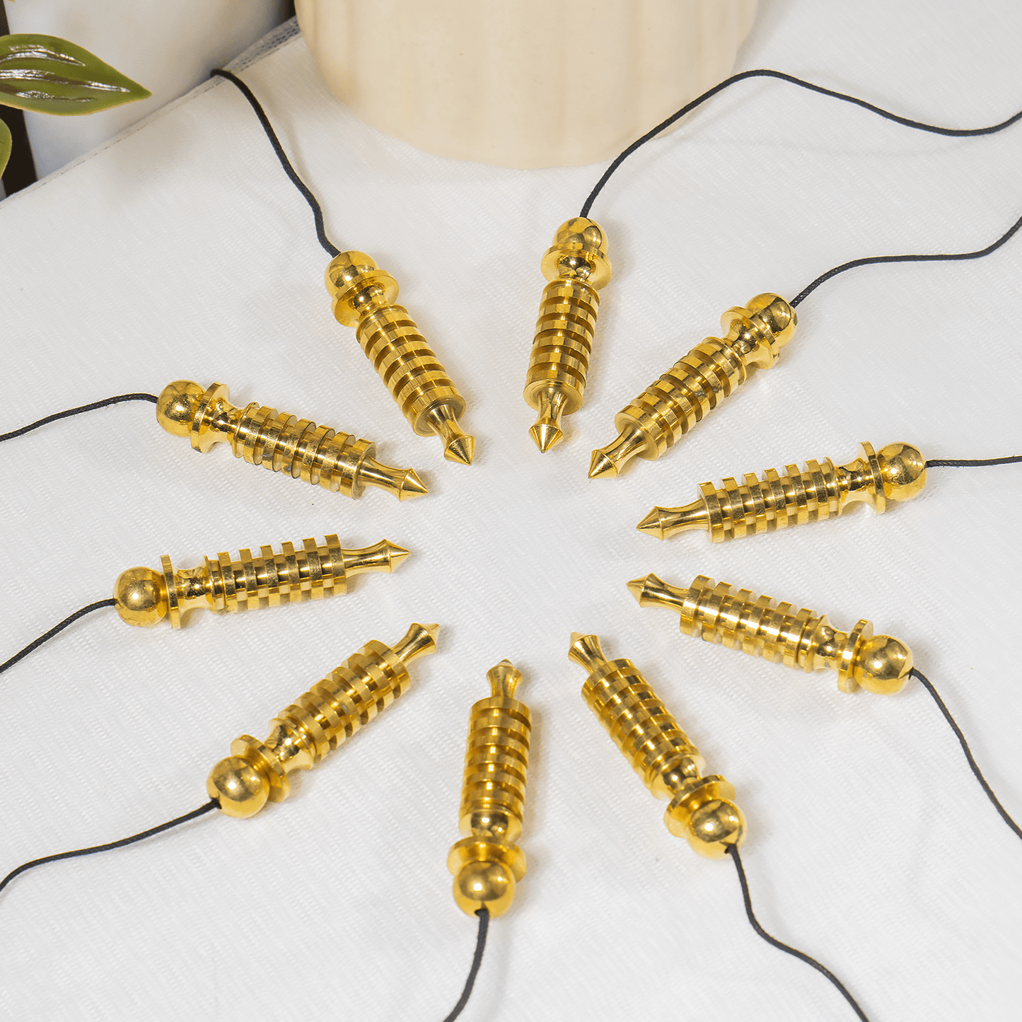 6 Ring Brass Pendulum