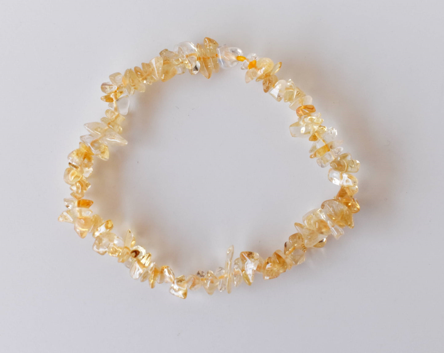 Citrine Gemstone Chip Bracelet