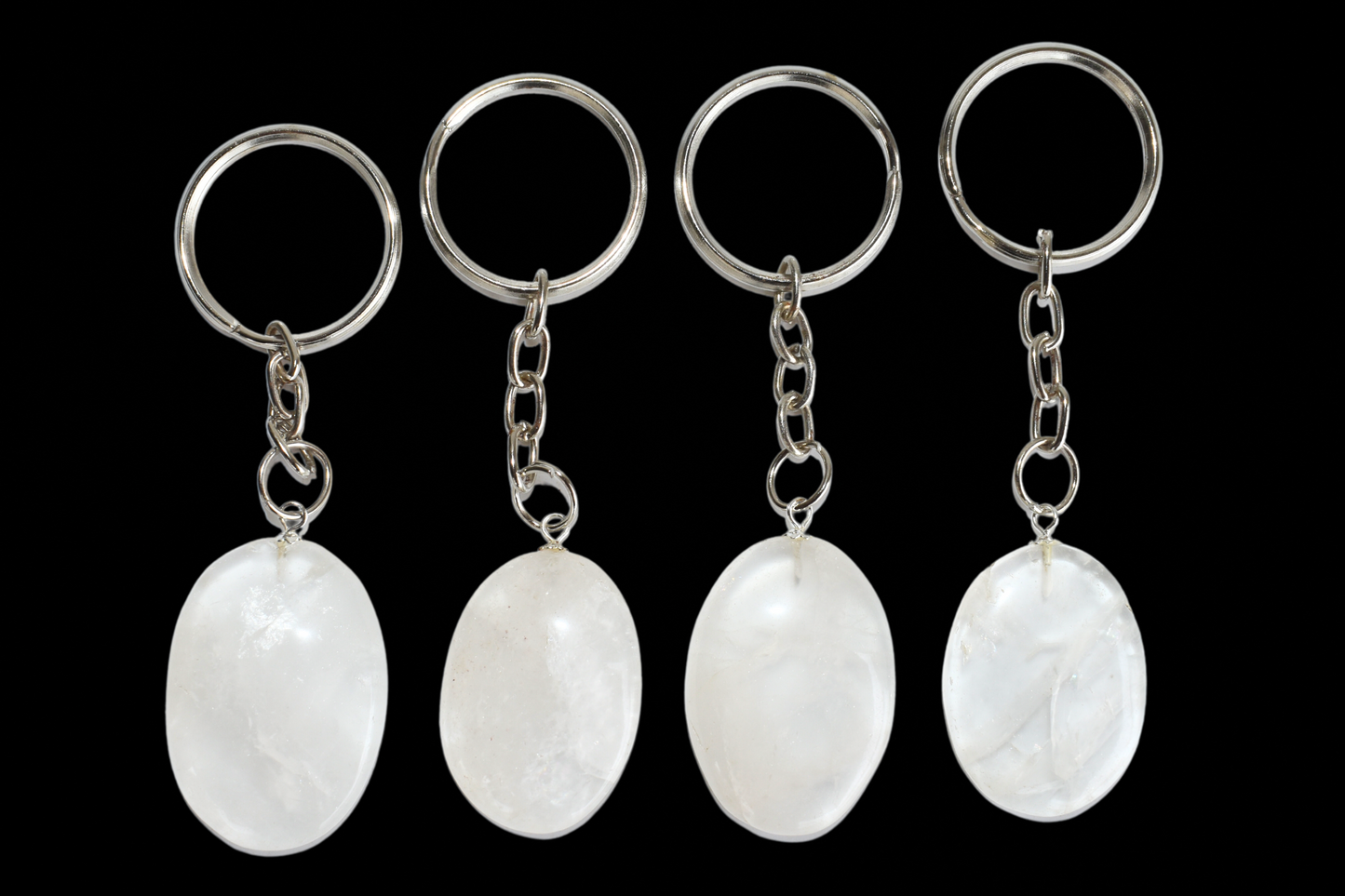Clear Quartz Key Chain