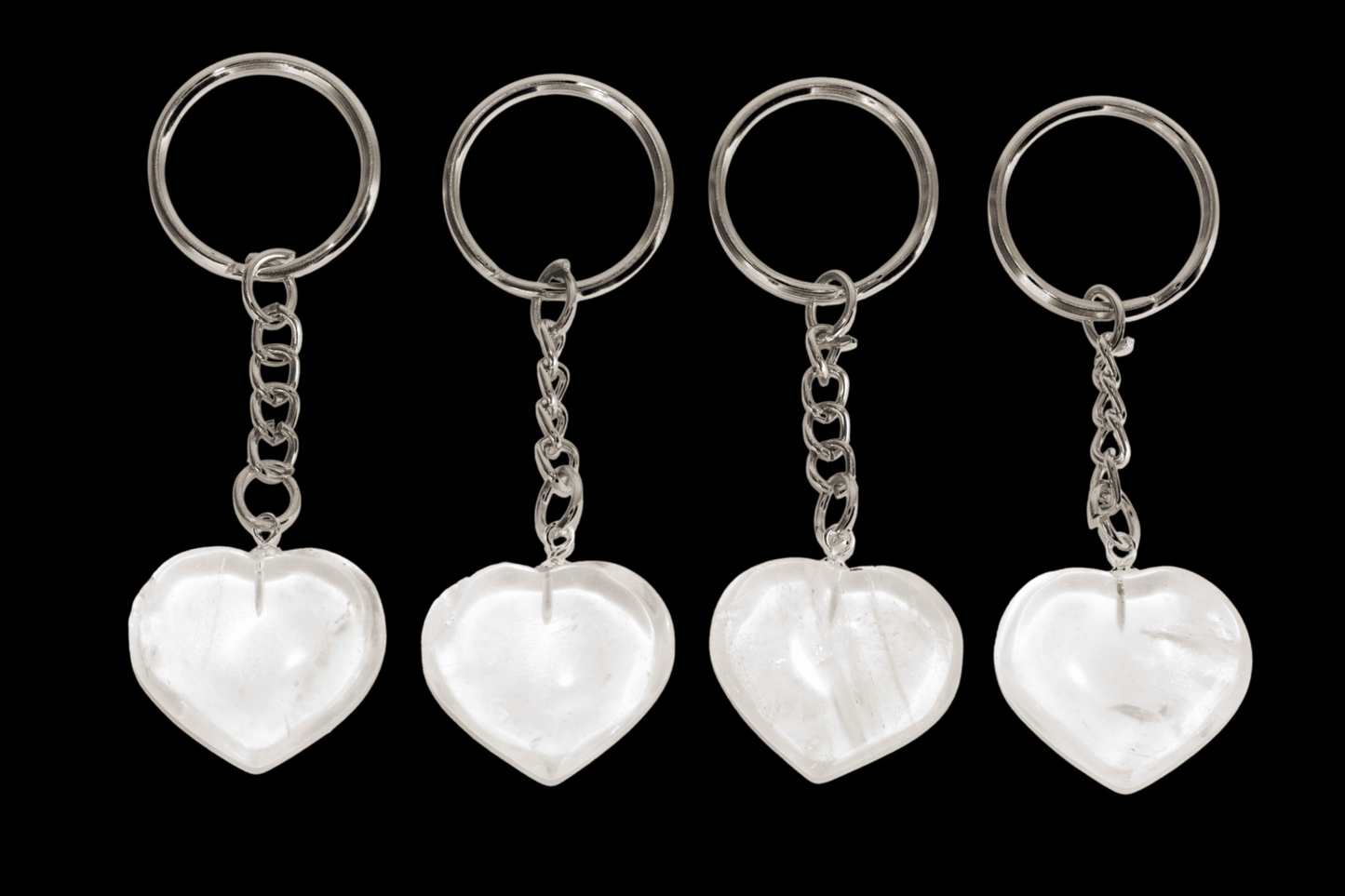 Clear Quartz Key Chain