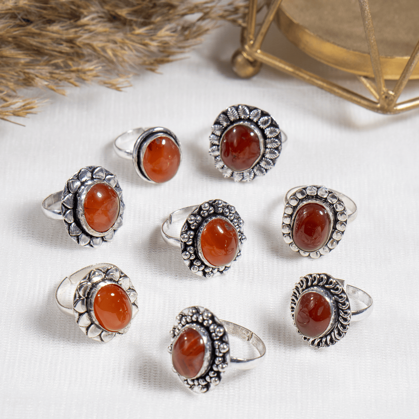 Carnelian Ring | Adjustable Ring | Gemstone Ring  | Boho Ring | Gemstone Ring