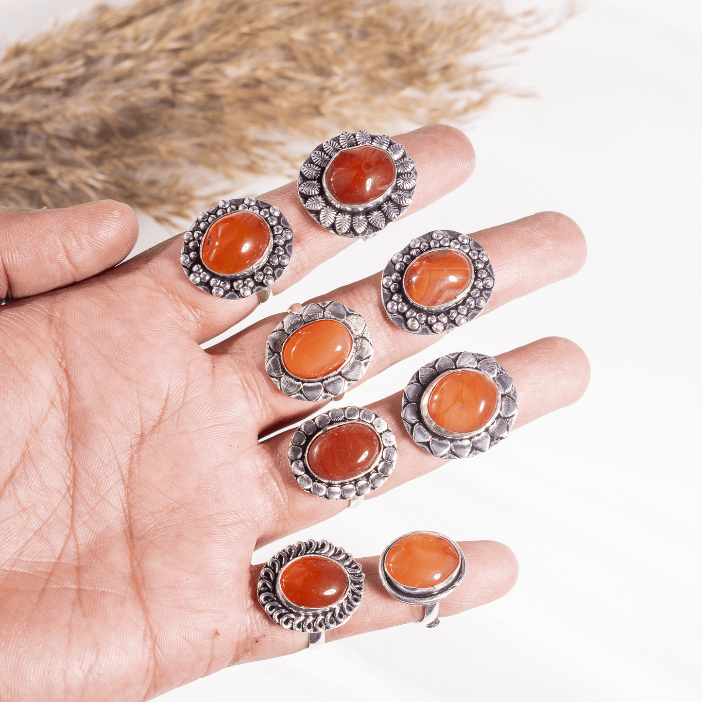 Carnelian Ring | Adjustable Ring | Gemstone Ring  | Boho Ring | Gemstone Ring