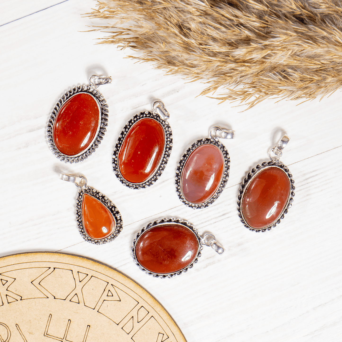 Carnelian Pendant |Crystal Jewelry | Natural Gemstone Pendant | Crystal Charm Jewelry | Boho Pendant