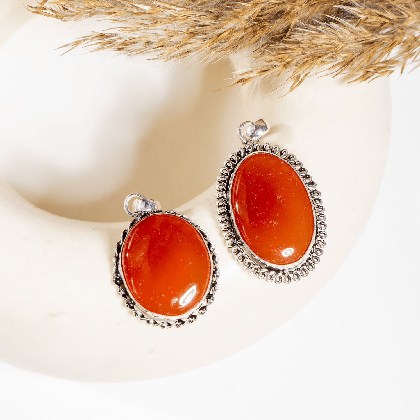 Carnelian Pendant |Crystal Jewelry | Natural Gemstone Pendant | Crystal Charm Jewelry | Boho Pendant