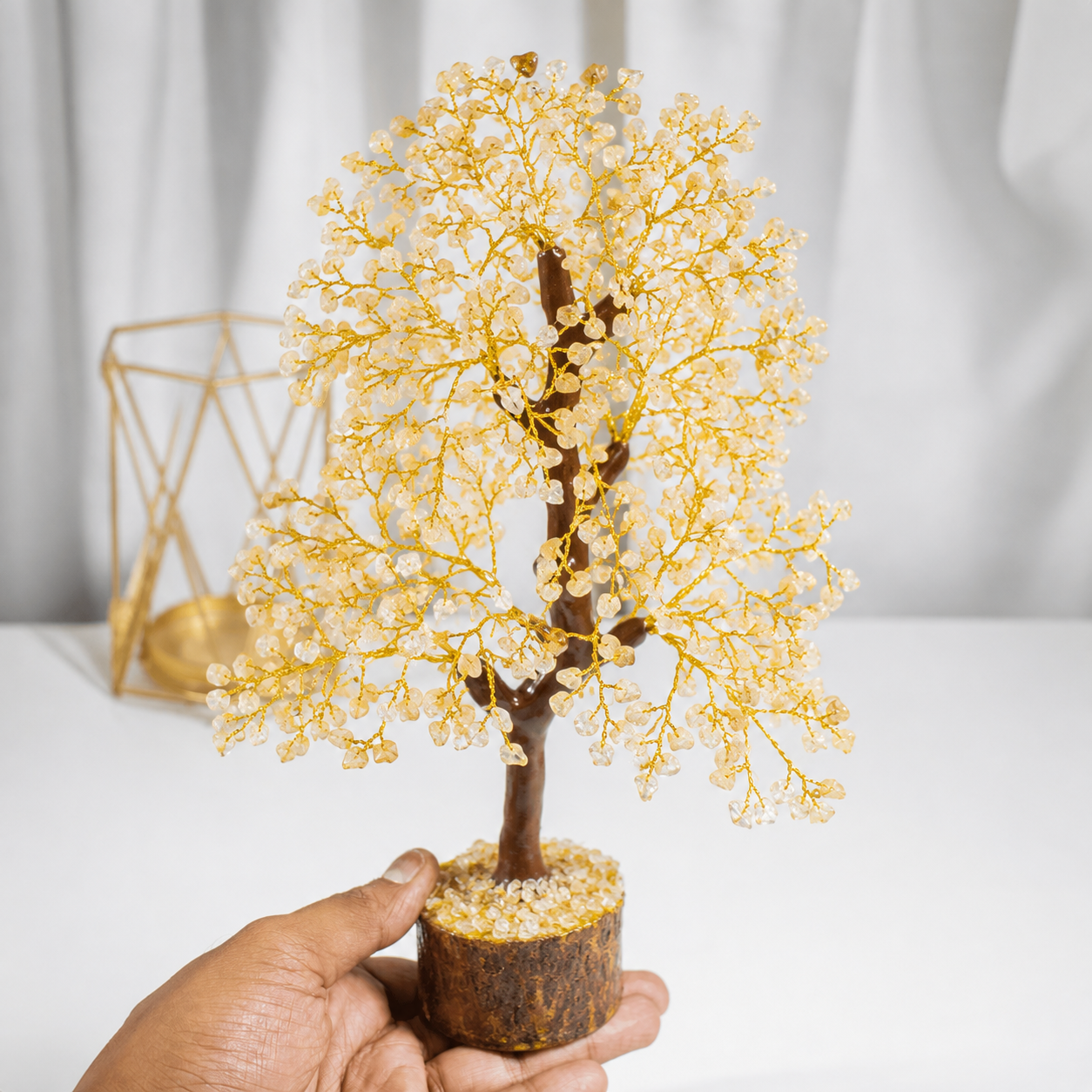 Citrine Crystal Tree With 300 Natural Crystal Chips