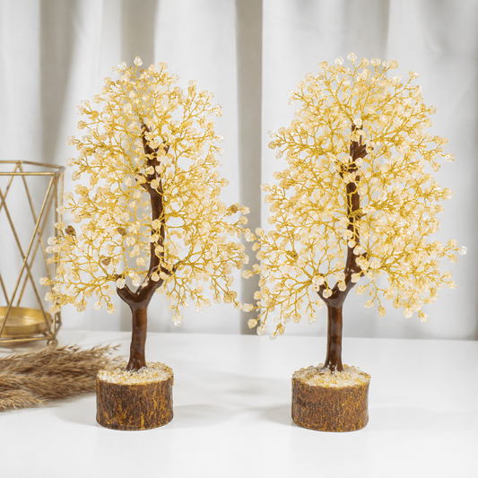 Citrine Crystal Tree With 300 Natural Crystal Chips