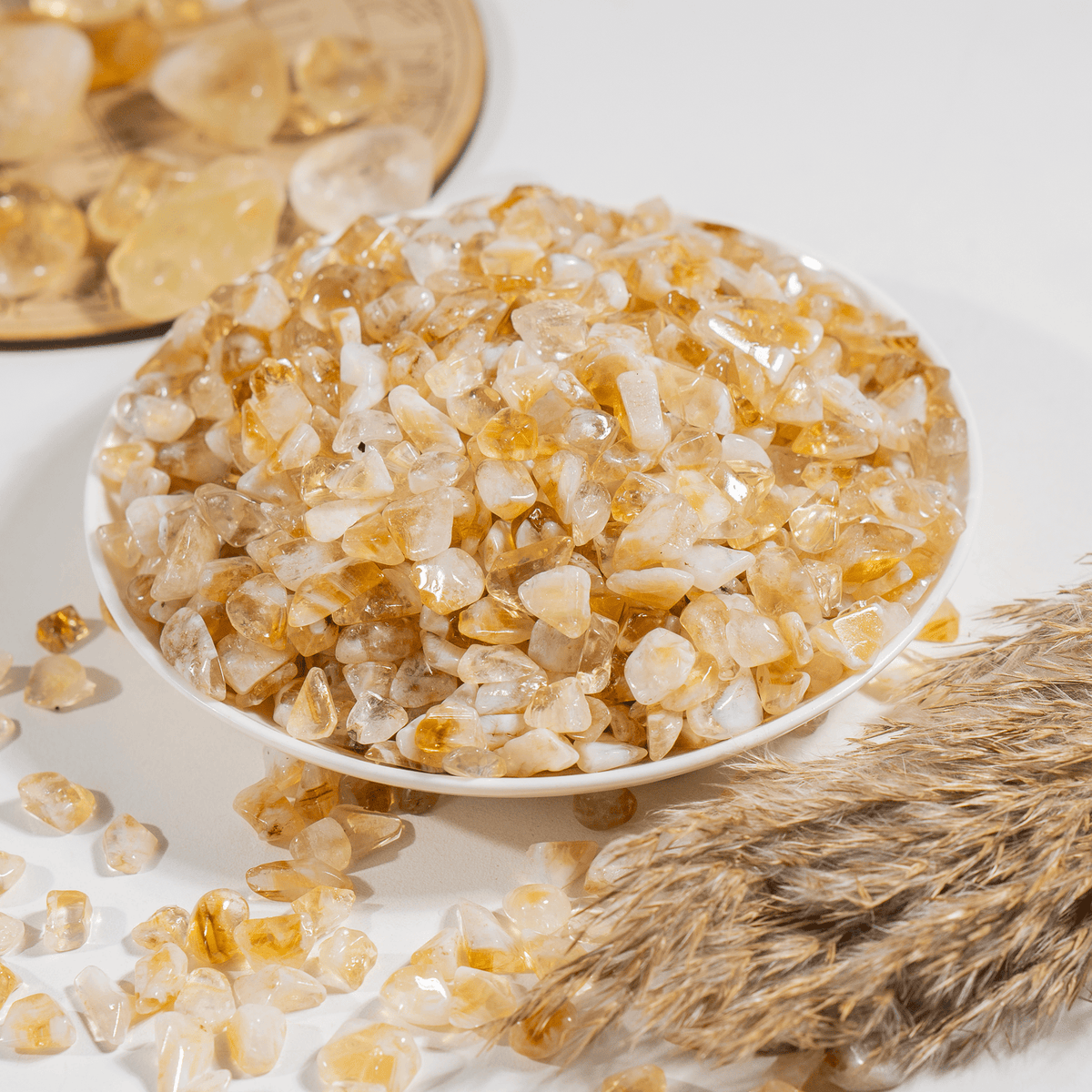 1kg Citrine Gemstone Chips