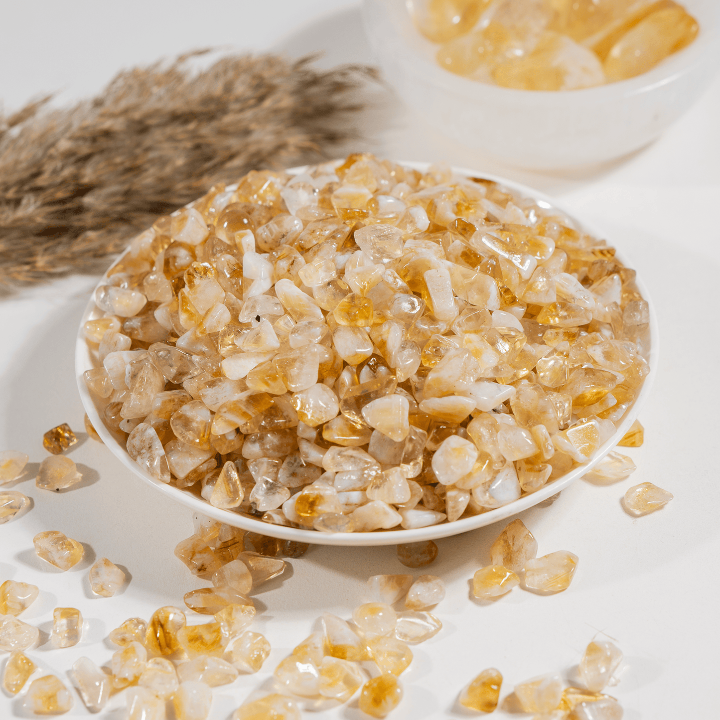 1kg Citrine Gemstone Chips