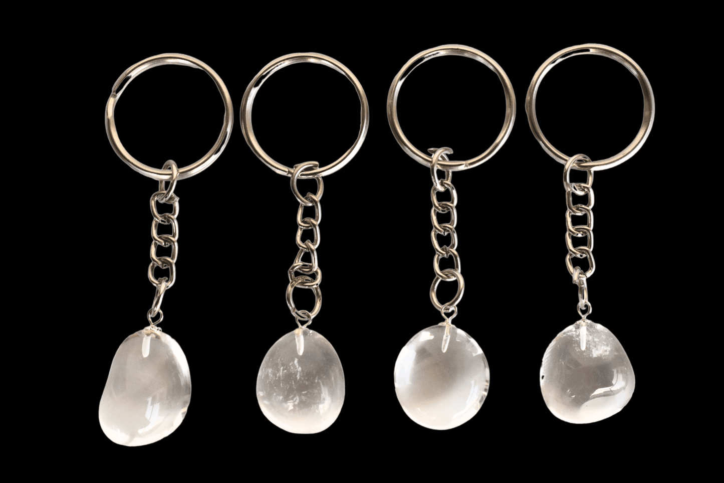 Clear Quartz Key Chain