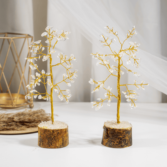 Clear Crystal Quartz Tree