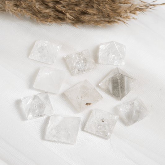 1" Clear Quartz Crystal Pyramids