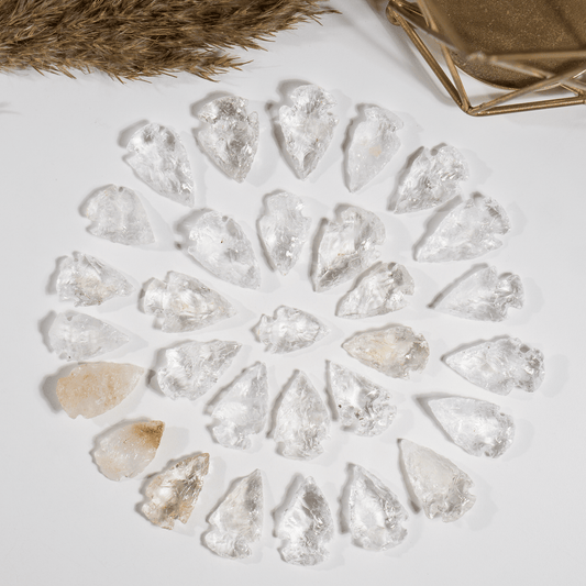 1'' Crystal Quartz Arrowhead Point