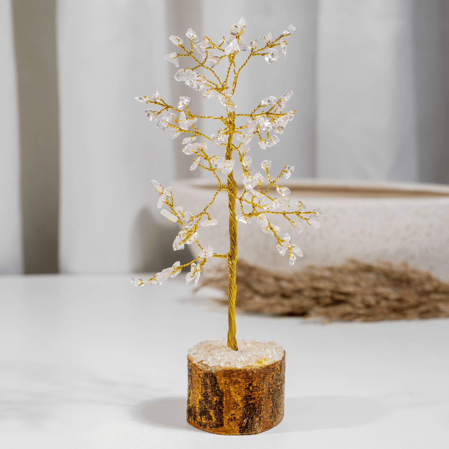 Clear Crystal Quartz Tree
