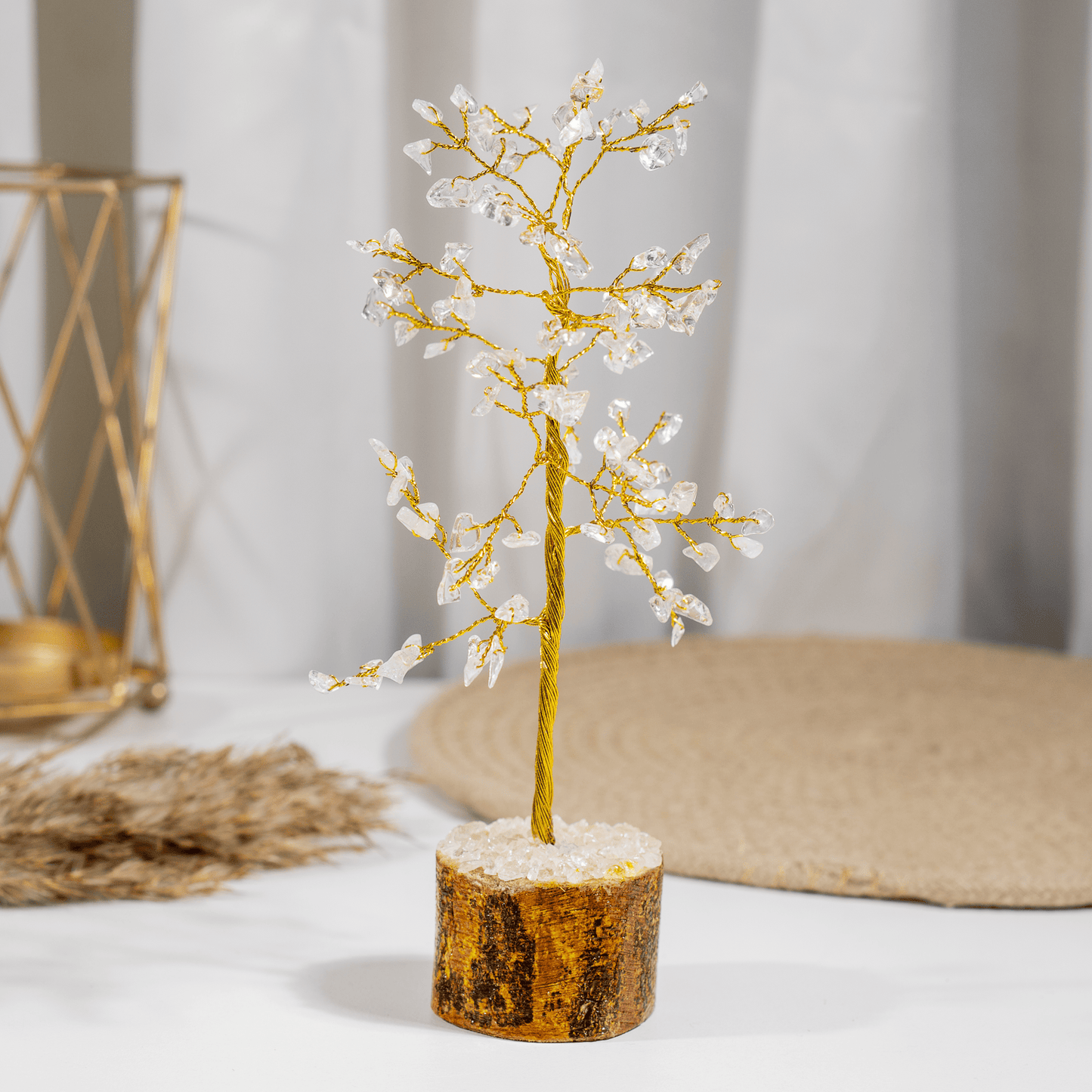 Clear Crystal Quartz Tree