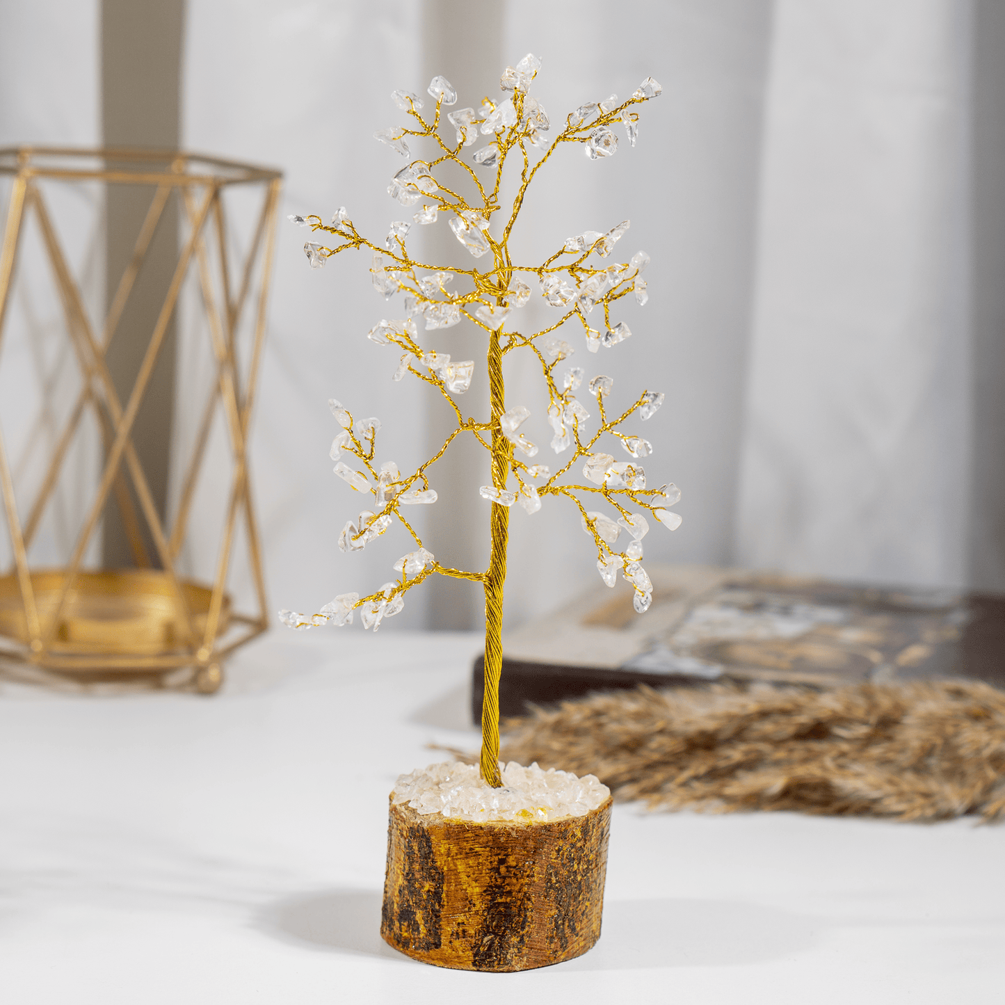 Clear Crystal Quartz Tree