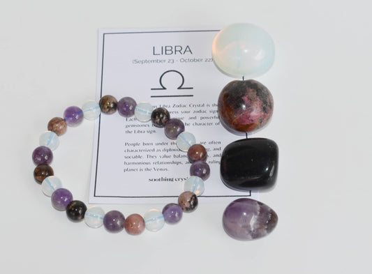 LIBRA Zodiac Crystal Kit