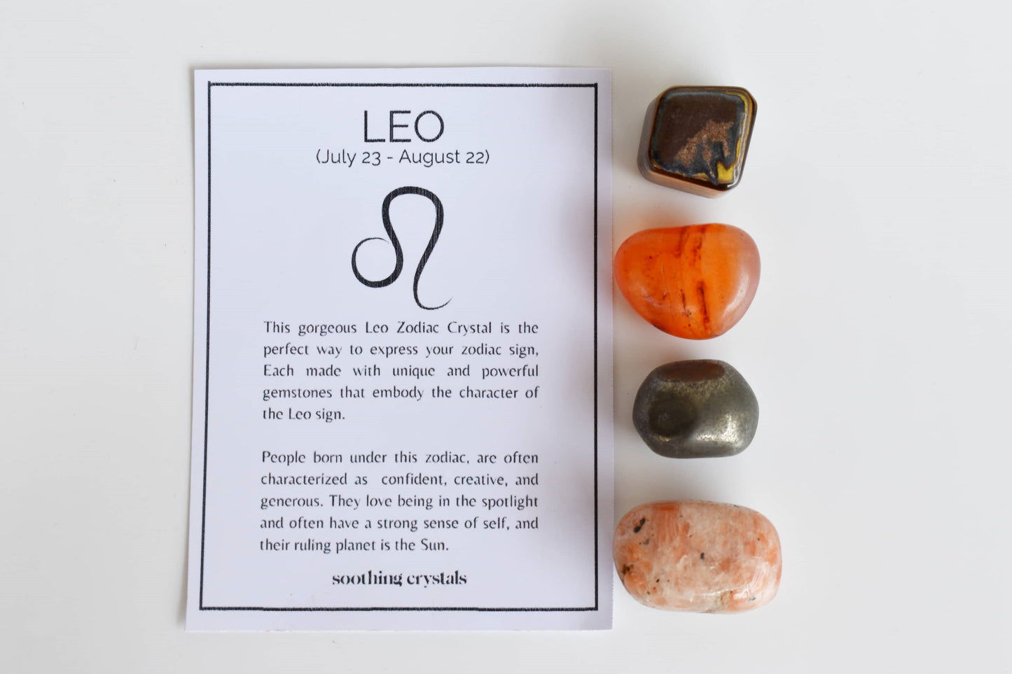 LEO Zodiac Crystal Kit