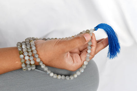 108 Labradorite Beads Prayer Mala