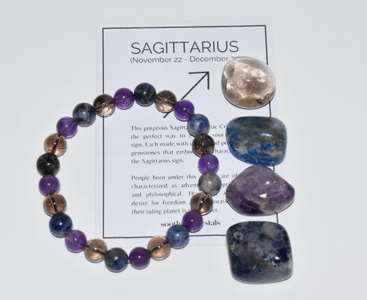 SAGITTARIUS Zodiac Crystal Kit