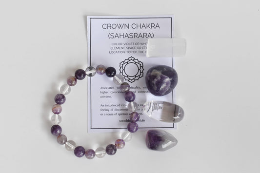 CROWN Chakra Crystals Kit