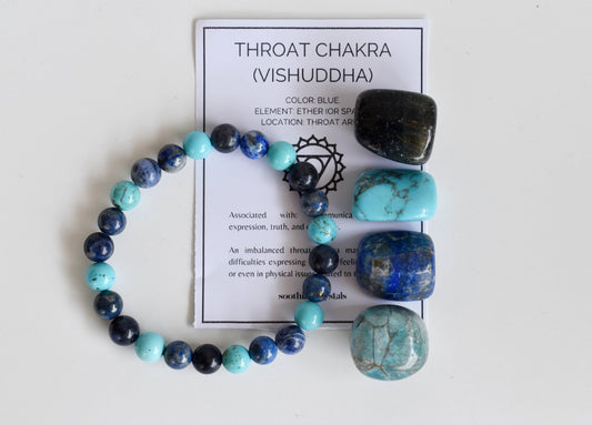 THROAT Chakra Crystals Kit