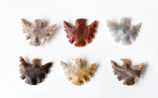 1" Fancy Jasper Eagle Arrowhead Point