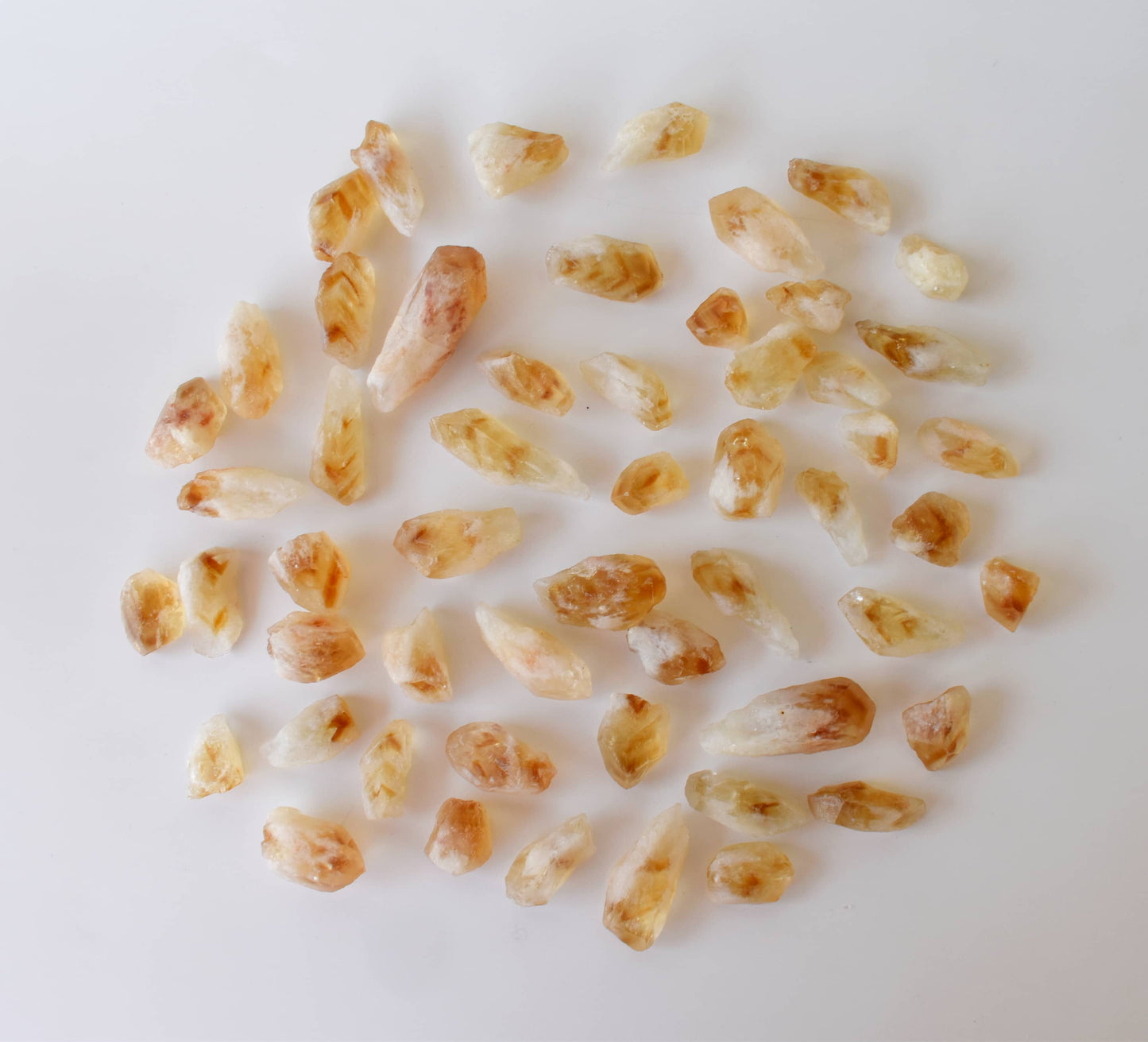 1kg Citrine Natural Points Small (55-57Pcs)