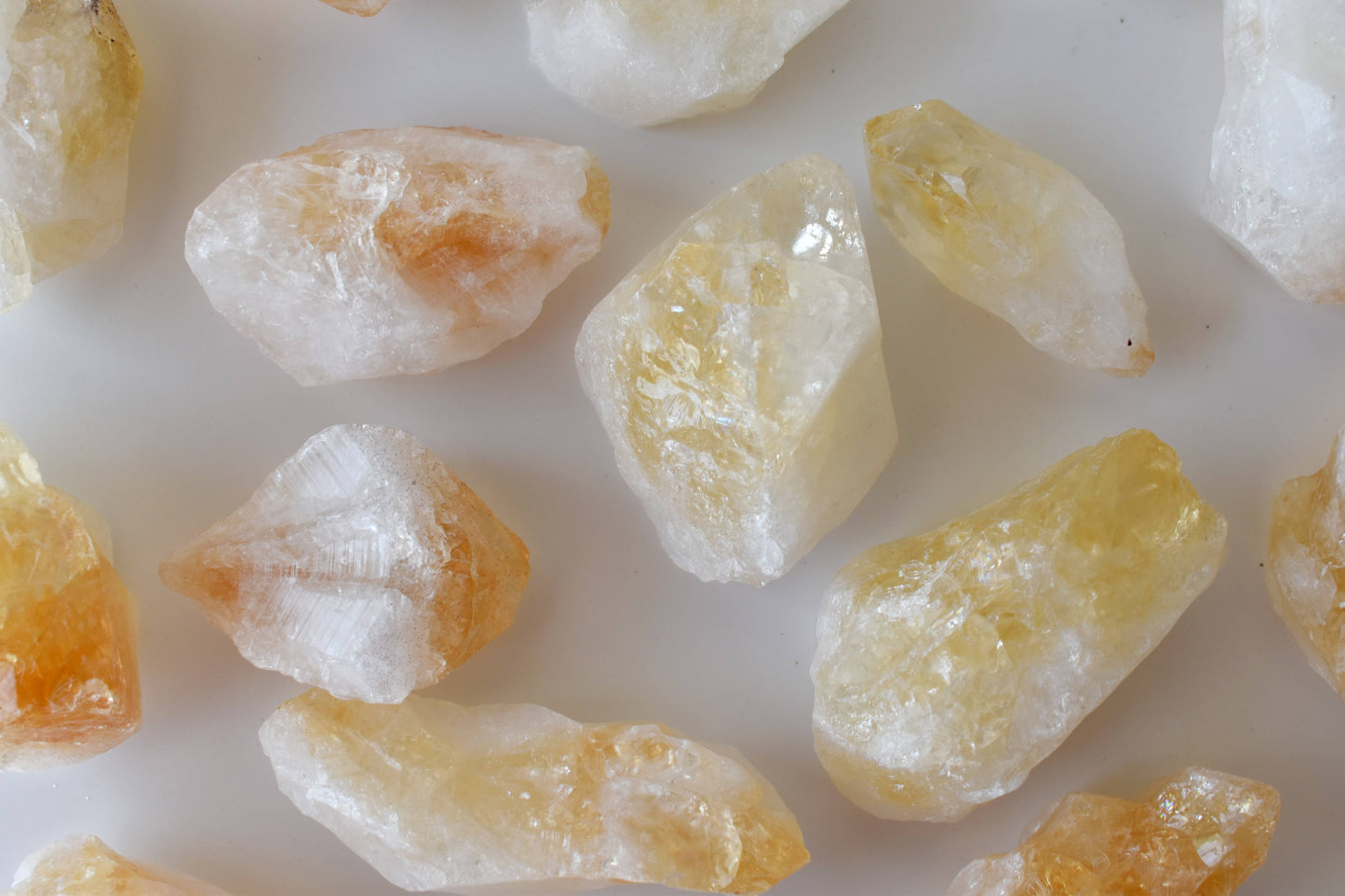 1kg Citrine Natural Points Large (12-14Pcs)
