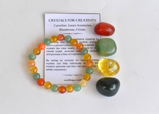 Energizes CREATIVITY Crystal Kits.