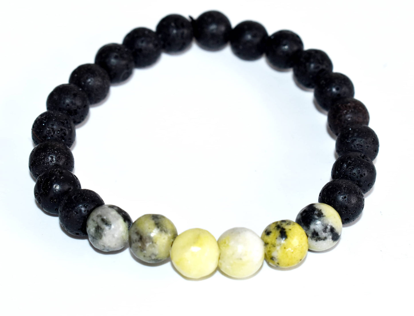 Lava with Serpentine Diffuser Bracelet