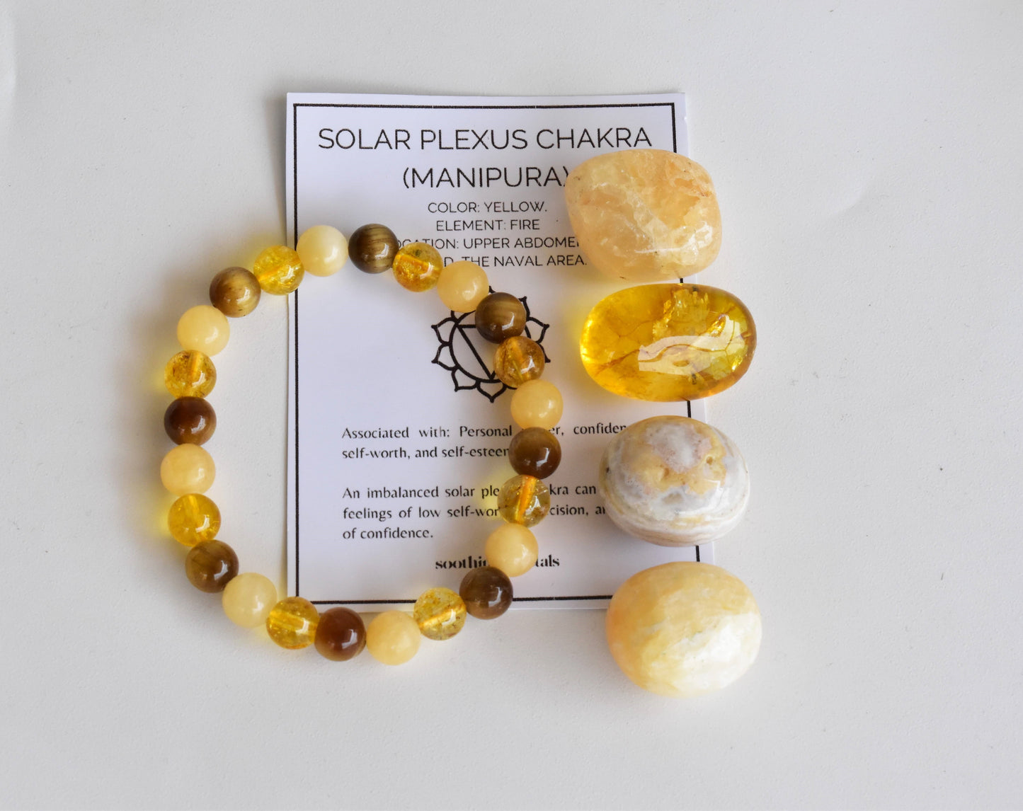 SOLAR PLEXUS Chakra Crystals Kit