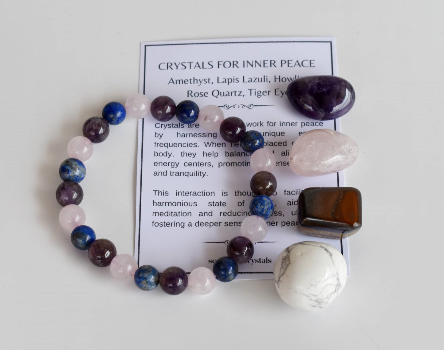 Promoting INNER PEACE Crystal Kits