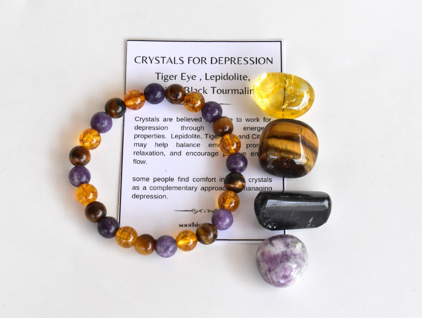 DEPRESSION Intention Crystals Kit