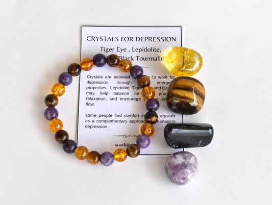 DEPRESSION Intention Crystals Kit
